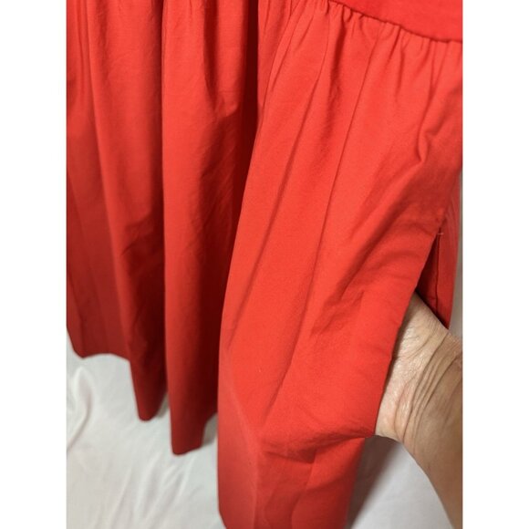Women's Maxi A-Line Dress - A New Day Red Mock Sleeveless New Plus Size 3X - Picture 4 of 13